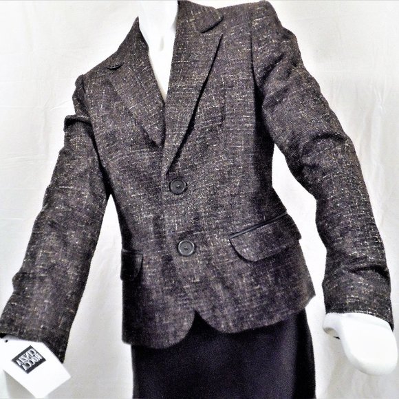 CINZIA-ROCCA MADE-IN- ITALY WOOL/RAYON/SILK  BLAZER NWT - Picture 2 of 2